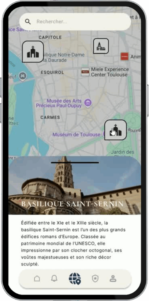 map et ville